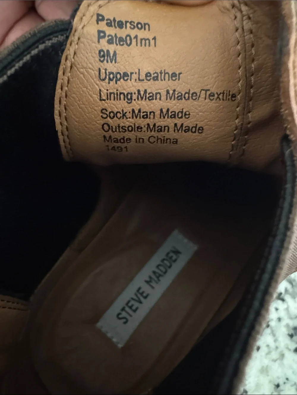 Steve Madden Brown Leather Chukka Boots
